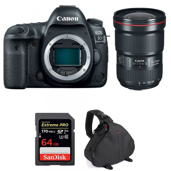 Canon EOS 5D Mark IV + EF 16-35mm f/2.8L III USM + SanDisk 64GB Extreme PRO UHS-I SDXC 170 MB/s + Bag-1