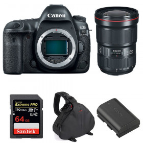 Canon EOS 5D Mark IV + EF 16-35mm f/2.8L III USM + SanDisk 64GB UHS-I SDXC 170 MB/s + LP-E6N + Bag-1