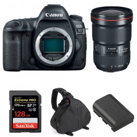 Canon EOS 5D Mark IV + EF 16-35mm f/2.8L III USM + SanDisk 128GB UHS-I SDXC 170 MB/s + LP-E6N + Bag-1