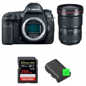 Canon 5D Mark IV + EF 16-35mm F2.8L III USM + SanDisk 256GB Extreme PRO UHS-I SDXC 170 MB/s + 2 LP-E6N - Appareil photo Reflex-1