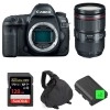 Canon 5D Mark IV + EF 24-105mm F4L IS II USM + SanDisk 128GB UHS-I SDXC 170 MB/s + 2 LP-E6N + Sac - Appareil photo Reflex|MCZ DIRECT