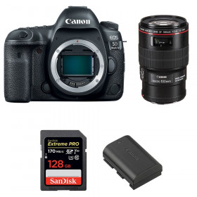 Canon EOS 5D Mark IV + EF 100mm f/2.8L Macro IS USM + SanDisk 128GB UHS-I SDXC 170 MB/s + LP-E6N-1