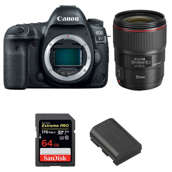 Canon EOS 5D Mark IV + EF 35mm f/1.4L II USM + SanDisk 64GB Extreme PRO UHS-I SDXC 170 MB/s + LP-E6N-1