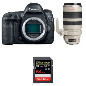 Cámara Canon 5D Mark IV + EF 28-300mm f/3.5-5.6L IS USM + SanDisk 64GB Extreme PRO UHS-I SDXC 170 MB/s-1