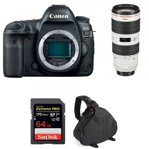 Canon EOS 5D Mark IV + EF 70-200mm f/2.8L IS III USM + SanDisk 64GB Extreme PRO UHS-I SDXC 170 MB/s + Bag-1