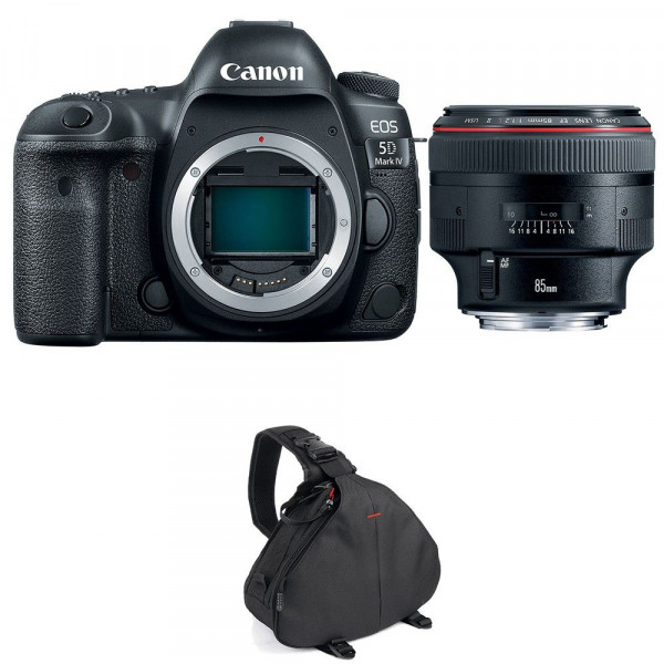 Cámara Canon 5D Mark IV + EF 70-200mm f/2.8L IS III USM + SanDisk 256GB UHS-I SDXC 170 MB/s + 2 LP-E6N + Bolsa-1