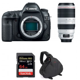 Canon EOS 5D Mark IV + EF 100-400mm f4.5-5.6L IS II USM + SanDisk 64GB UHS-I SDXC 170 MB/s + Bag-1