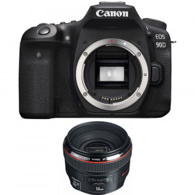 Cámara Canon 90D + EF 50mm f/1.2L USM-1