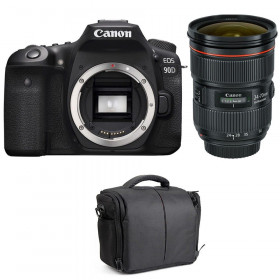 Canon EOS 90D + EF 24-70mm f/2.8L II USM + Bag-1