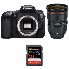 Cámara Canon 90D + EF 24-70mm f/2.8L II USM + SanDisk 128GB Extreme PRO UHS-I SDXC 170 MB/s-1