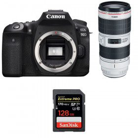 Cámara Canon 90D + EF 70-200mm f/2.8L IS III USM + SanDisk 128GB Extreme PRO UHS-I SDXC 170 MB/s-1