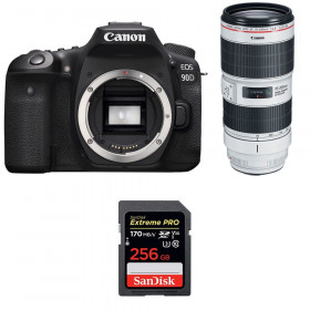 Cámara Canon 90D + EF 70-200mm f/2.8L IS III USM + SanDisk 256GB Extreme PRO UHS-I SDXC 170 MB/s-1