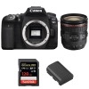 Canon 90D + EF 24-70mm f/4L IS USM + SanDisk 128GB Extreme PRO UHS-I SDXC 170 MB/s + LP-E6N - Cámara reflex|MCZ DIRECT