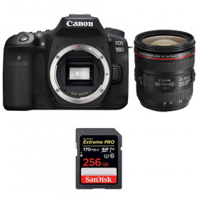 Canon EOS 90D + EF 24-70mm f/4L IS USM + SanDisk 256GB Extreme PRO UHS-I SDXC 170 MB/s-1