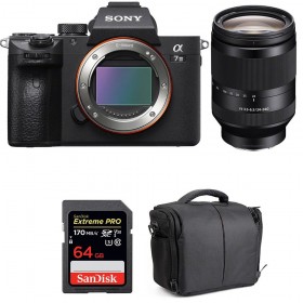 Sony A7 III + FE 24-240 mm f/3.5-6.3 OSS + SanDisk 64GB Extreme PRO UHS-I SDXC 170 MB/s + Bolsa - Cámara mirrorless-1