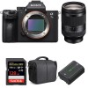 Sony A7 III + FE 24-240 mm F3.5-6.3 OSS + SanDisk 128GB UHS-I SDXC 170 MB/s + NP-FZ100 + Sac - Appareil Photo Hybride|MCZ DIRECT