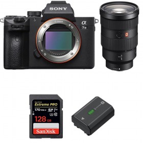 Sony A7 III + FE 24-70 mm f/2.8 GM + SanDisk 128GB Extreme PRO UHS-I SDXC 170 MB/s + NP-FZ100 - Cámara mirrorless-1