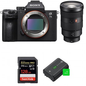 Sony A7 III + FE 24-70 mm f/2.8 GM + SanDisk 128GB Extreme PRO UHS-I SDXC 170 MB/s + 2 NP-FZ100 - Cámara mirrorless-1