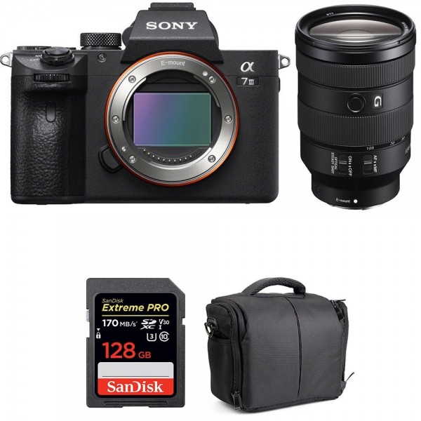 Sony Alpha 7 III + FE 24-105 mm f/4 G OSS + SanDisk 128GB Extreme PRO UHS-I SDXC 170 MB/s + Bag-1