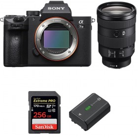 Sony Alpha 7 III + FE 24-105 mm f/4 G OSS + SanDisk 256GB Extreme PRO UHS-I SDXC 170 MB/s + NP-FZ100-1