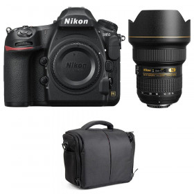 Appareil photo Reflex Nikon D850 + 14-24mm F2.8G ED + Sac-10