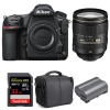 Appareil photo Reflex Nikon D850 + 24-120mm F4 G ED VR + SanDisk 32GB Extreme PRO UHS-II SDXC 300MB/s + EN-EL15b + Sac-10