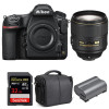 Appareil photo Reflex Nikon D850 + 105mm F1.4E ED + SanDisk 32GB Extreme PRO UHS-II SDXC 300MB/s + EN-EL15b + Sac-10