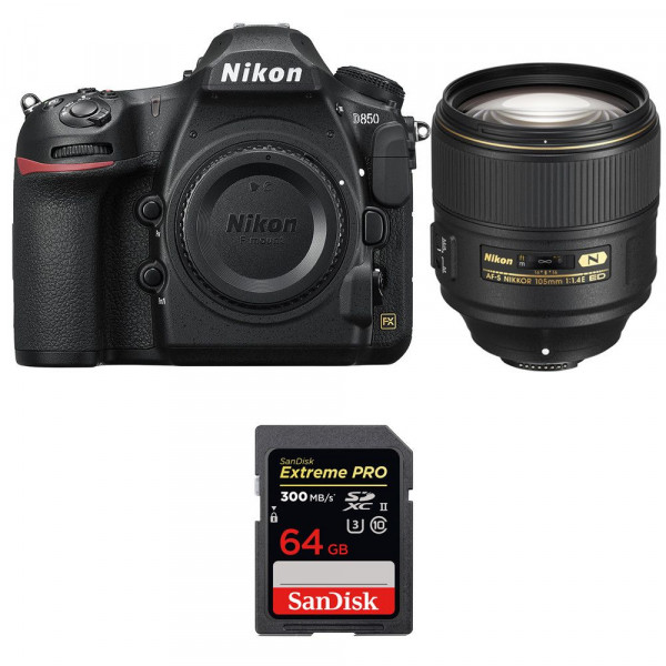 Nikon D850 + 105mm f/1.4E ED + SanDisk 64GB Extreme PRO UHS-II SDXC 300MB/s-10