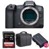 Canon R5 Nu + SanDisk 32GB Extreme PRO UHS-II SDXC 300 MB/s + 2 Canon LP-E6NH + Sac - Appareil Photo Professionnel|MCZ DIRECT