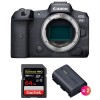 Canon EOS R5 Cuerpo + SanDisk 64GB Extreme PRO UHS-II SDXC 300 MB/s + 2 Canon LP-E6NH - Cámara mirrorless-1