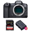 Canon EOS R5 Cuerpo + SanDisk 128GB Extreme PRO UHS-II SDXC 300 MB/s + 2 Canon LP-E6NH - Cámara mirrorless-1