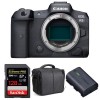 Canon EOS R5 Body + SanDisk 128GB Extreme PRO UHS-II SDXC 300 MB/s + Canon LP-E6NH + Bag-1