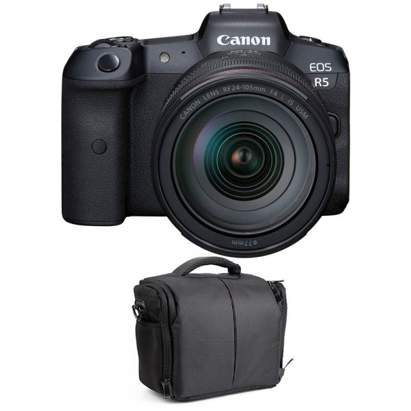 Canon R5 + RF 24-105mm F4L IS USM + Sac - Appareil Photo Professionnel-1