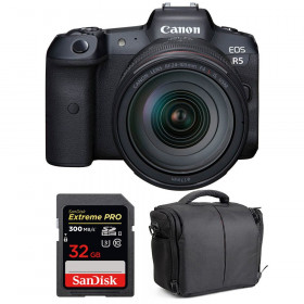 Canon EOS R5 + RF 24-105mm f/4L IS USM + SanDisk 32GB Extreme PRO UHS-II SDXC 300 MB/s + Bag-1