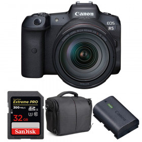 Canon EOS R5 + RF 24-105mm f/4L IS USM + SanDisk 32GB UHS-II SDXC 300 MB/s + Canon LP-E6NH + Bag-1
