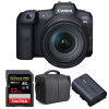 Canon EOS R5 + RF 24-105mm f/4L IS USM + SanDisk 32GB UHS-II SDXC 300 MB/s + Canon LP-E6NH + Bolsa - Cámara mirrorless-1