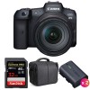 Canon R5 + RF 24-105mm F4L IS USM + SanDisk 32GB UHS-II SDXC 300 MB/s + 2 Canon LP-E6NH + Sac - Appareil Photo Professionnel|MCZ DIRECT