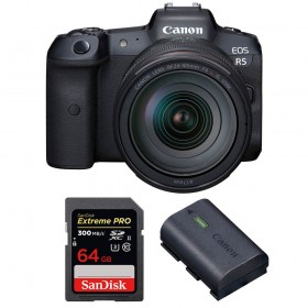 Canon EOS R5 + RF 24-105mm f/4L IS USM + SanDisk 64GB Extreme PRO UHS-II SDXC 300 MB/s + Canon LP-E6NH-1