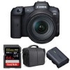 Canon EOS R5 + RF 24-105mm f/4L IS USM + SanDisk 64GB UHS-II SDXC 300 MB/s + Canon LP-E6NH + Bag|MCZ DIRECT