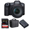 Canon R5 + RF 24-105mm F4L IS USM + SanDisk 64GB UHS-II SDXC 300 MB/s + Canon LP-E6NH + Sac - Appareil Photo Professionnel-1
