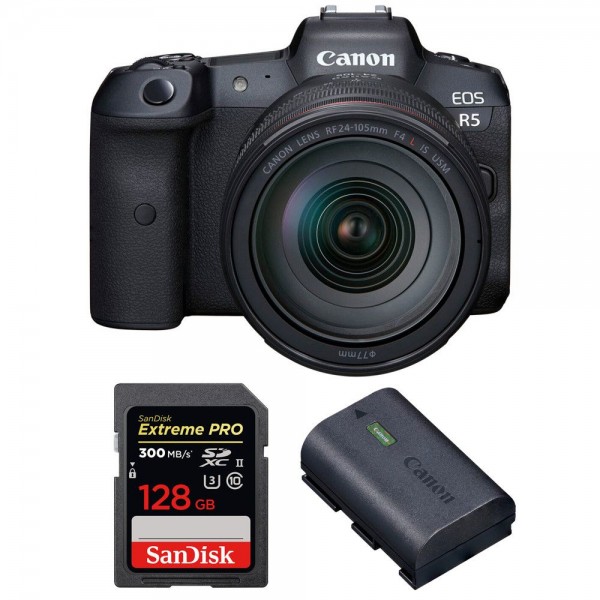 Canon R5 + RF 24-105mm F4L IS USM + SanDisk 128GB Extreme PRO UHS-II SDXC 300 MB/s + Canon LP-E6NH|MCZ DIRECT