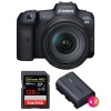 Canon EOS R5 + RF 24-105mm f/4L IS USM + SanDisk 128GB Extreme PRO UHS-II SDXC 300 MB/s + 2 Canon LP-E6NH|MCZ DIRECT Canon EOS R5 + RF 24-105mm f/4L IS USM + SanDisk 128GB Extreme PRO UHS-II SDXC 300 MB/s + 2 Canon LP-E6NH|MCZ DIRECT