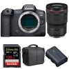 Canon EOS R5 + RF 15-35mm f/2.8L IS USM + SanDisk 128GB UHS-II SDXC 300 MB/s + Canon LP-E6NH + Bag|MCZ DIRECT