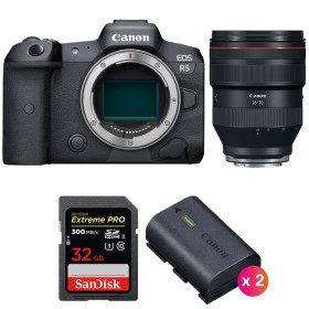 Canon EOS R5 + RF 28-70mm f/2L USM + SanDisk 32GB Extreme PRO UHS-II SDXC 300 MB/s + 2 Canon LP-E6NH - Cámara mirrorless-1