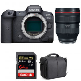 Canon R5 + RF 28-70mm F2L USM + SanDisk 64GB Extreme PRO UHS-II SDXC 300 MB/s + Sac - Appareil Photo Professionnel-1