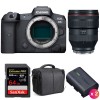 Canon R5 + RF 28-70mm F2L USM + SanDisk 64GB UHS-II SDXC 300 MB/s + 2 Canon LP-E6NH + Sac - Appareil Photo Professionnel|MCZ DIRECT