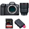 Canon R5 + RF 28-70mm F2L USM + SanDisk 128GB Extreme PRO UHS-II SDXC 300 MB/s + 2 Canon LP-E6NH - Appareil Photo Professionnel|MCZ DIRECT