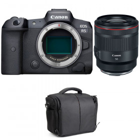 Canon EOS R5 + RF 50mm f/1.2L USM + Bolsa - Cámara mirrorless-1