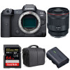 Canon R5 + RF 50mm F1.2L USM + SanDisk 64GB UHS-II SDXC 300 MB/s + Canon LP-E6NH + Sac - Appareil Photo Professionnel-1