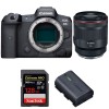 Canon EOS R5 + RF 50mm f/1.2L USM + SanDisk 128GB Extreme PRO UHS-II SDXC 300 MB/s + Canon LP-E6NH - Cámara mirrorless-1